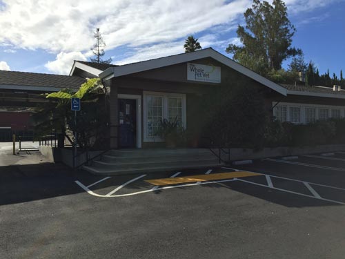 front of The Whole Pet Vet Hospital and Wellness Center