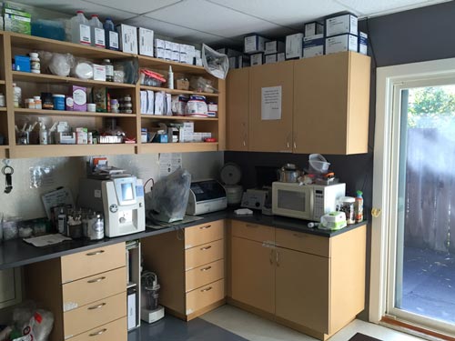 in-house laboratory at The Whole Pet Vet Hospital and Wellness Center