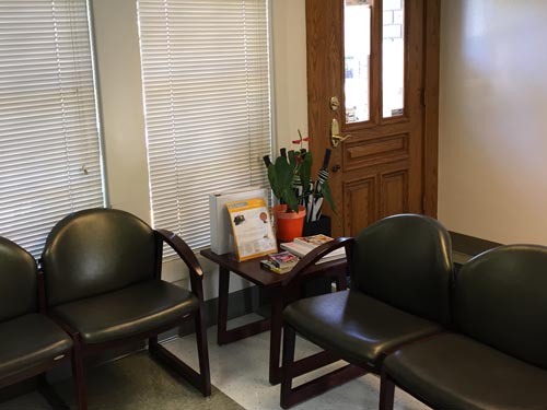 waiting area at The Whole Pet Vet Hospital and Wellness Center